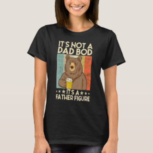 T-shirt Ce n'est pas un papa Bod C'est un père Figure Bièr