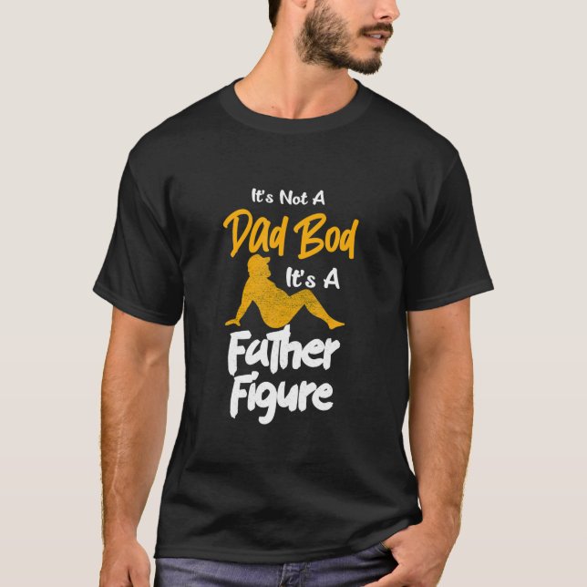 T-shirt Ce n'est pas un papa Bod C'est un père Figure Funn (Devant)