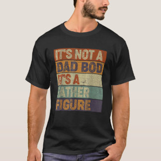 T-shirt Ce n'est pas un papa Bod C'est un père Figure Vint