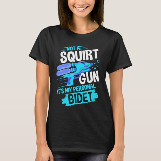 T-shirt Ce n'est pas un pistolet à eau, c'est mon pistolet (Devant)