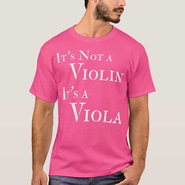 T-shirt Ce N'Est Pas Un Violon C'Est Un Orchestre Viola Dr (Devant)