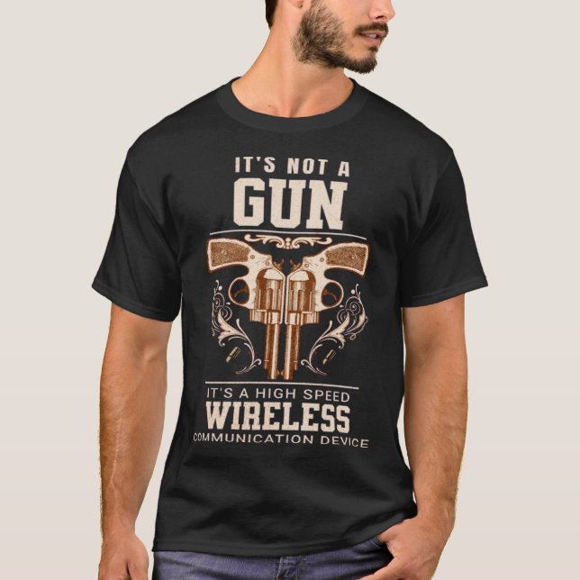 T-shirt ce n'est pas une arme c'est une communication sans (Devant)