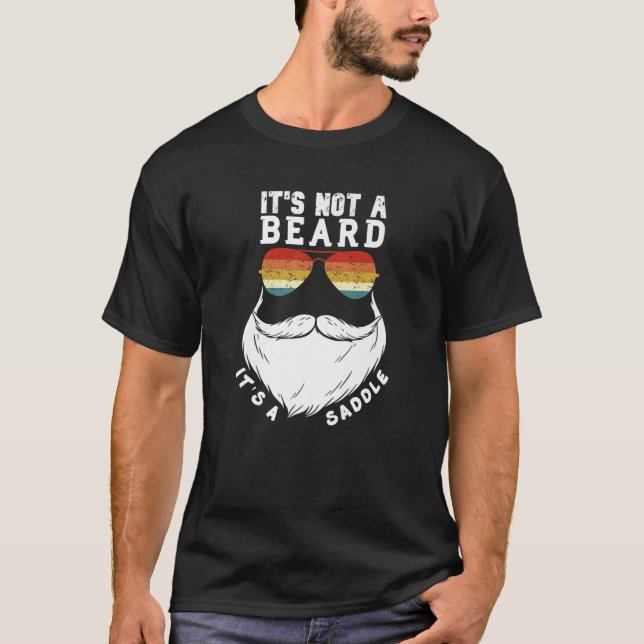 T-shirt Ce n'est pas une barbe C'est une barbe drôle de se (Devant)