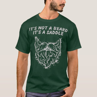 T-shirt Ce N'Est Pas Une Barbe C'Est Une Selle Design