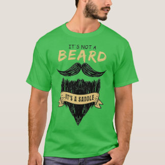 T-shirt Ce N'Est Pas Une Barbe Il39S Une Barbe De Selle Et