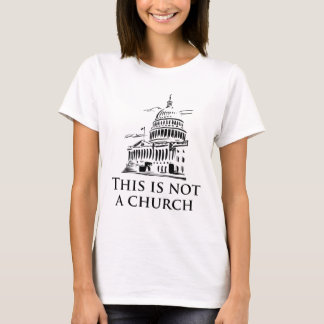 T-shirt Ce n'est pas une église