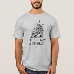 T-shirt ce n'est pas une église