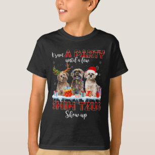 T-shirt Ce n'est pas une fête jusqu'à quelques Tzus Chih P