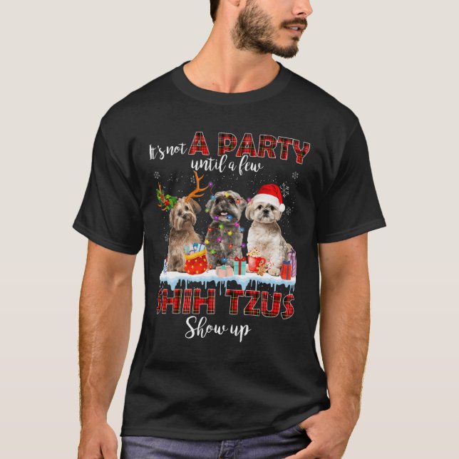 T-shirt Ce n'est pas une fête jusqu'à quelques Tzus Chih P (Devant)
