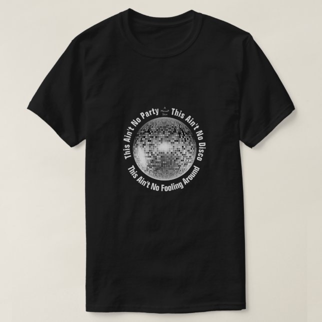 T-shirt Ce n'est pas une fête (Variant) - Une chemise de M (Design devant)