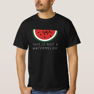 T-shirt Ce n'est pas une pastèque - Palestine