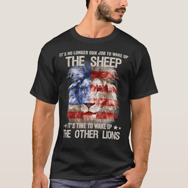 T-shirt Ce N'Est Plus Notre Travail De Réveiller Le Mouton (Devant)