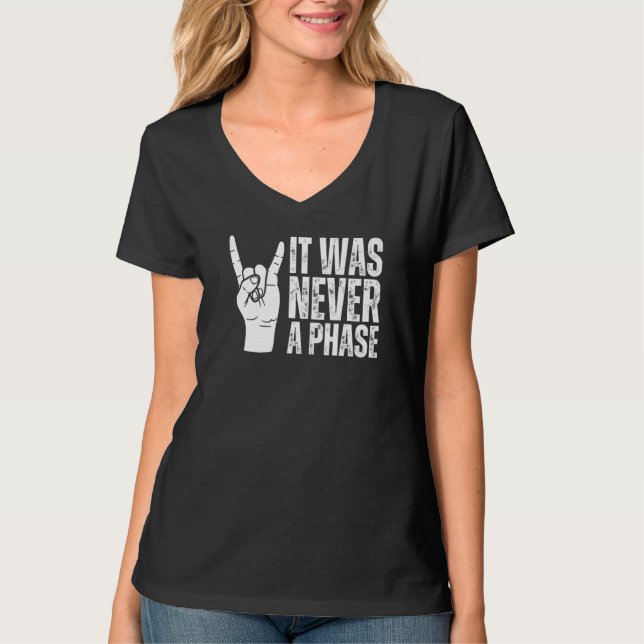 T-shirt CE N'ÉTAIT JAMAIS QU'UNE PHASE, C'est un style de  (Devant)