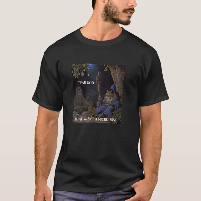T-shirt Ce n'était pas une microdose (Devant)