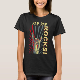 T-shirt Ce Pap Pap Rocks Vintage Retro Concert les années