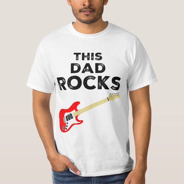 T-shirt Ce Papa Rocks (Devant)
