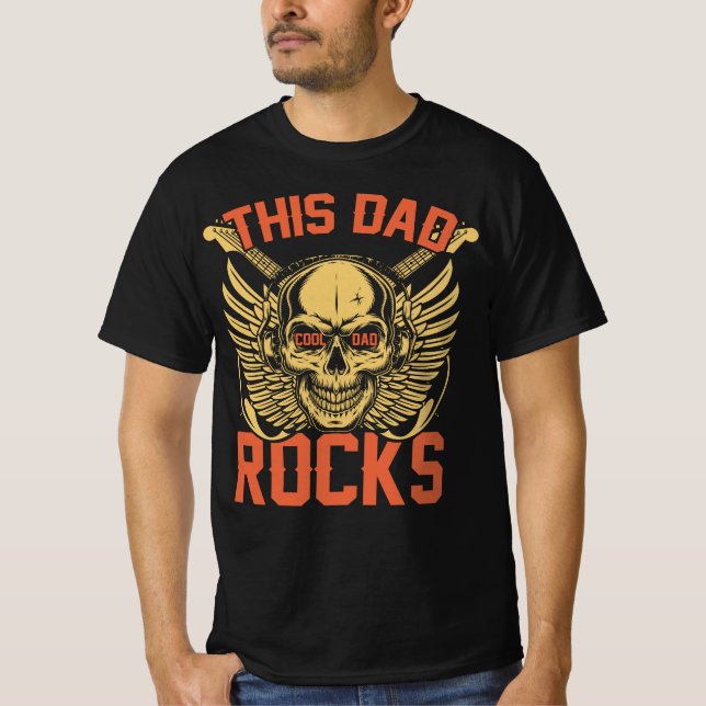 T-shirt Ce Papa Tire 🎸 🔥 (Devant)