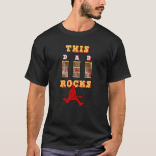 T-shirt Ce Papa Tire Les Cordes De Guitare