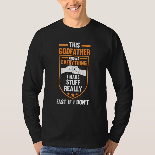 T-shirt ce parrain sait tout parrain (Devant)