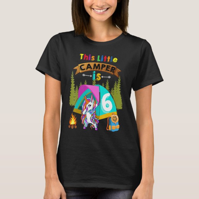 T-shirt Ce Petit Camper Est Six Unicornes Cool Ca (Devant)