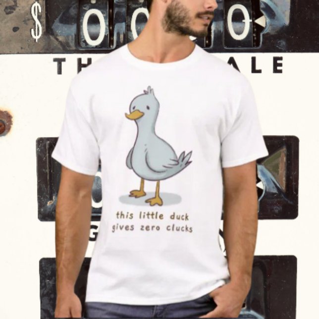 T-shirt Ce petit canard ne donne aucun coup de bec (Créateur téléchargé)