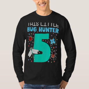 T-shirt Ce Petit Chasseur De Bogue A 5 Ans 5E Anniversaire
