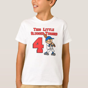 T-shirt Ce Petit Slugger A Tourné 4 Baseball