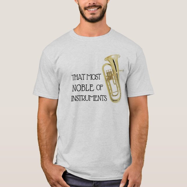 T-shirt Ce plus noble des instruments - chemise de baryton (Devant)