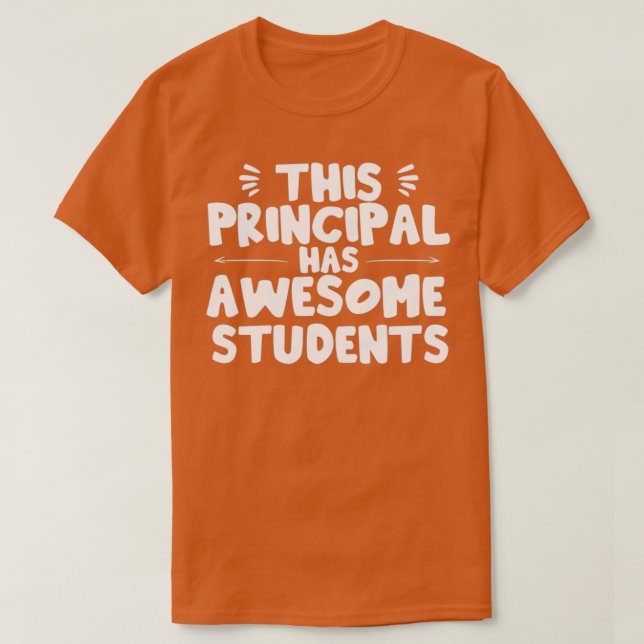 T-shirt Ce Principal A Des Étudiants Super (Design devant)