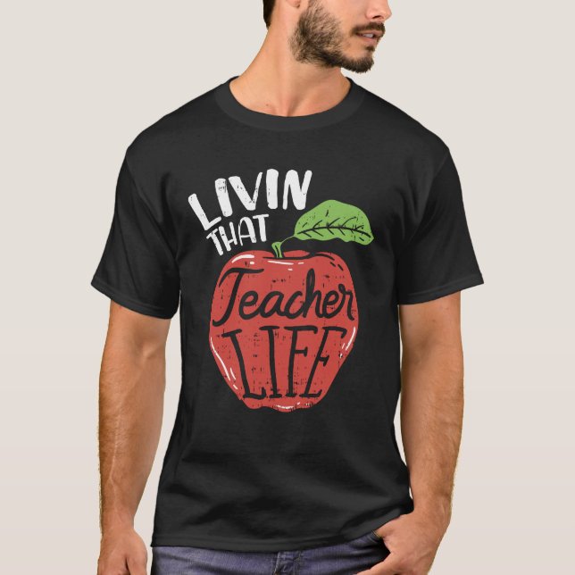 T-shirt Ce professeur tuteur du collège de vie (Devant)