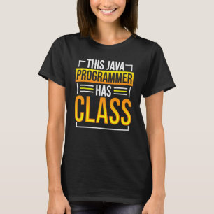 T-shirt Ce programmeur Java a un codage de programmation d