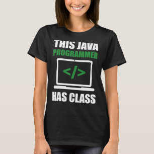 T-shirt Ce programmeur Java a un codage de programmation d