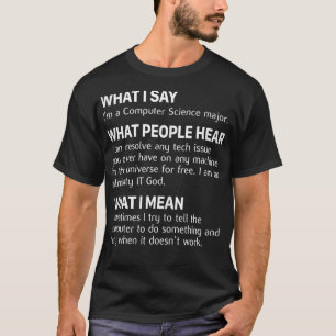 T-shirt Ce que j'ai assis je suis un Débardeur majeur en i