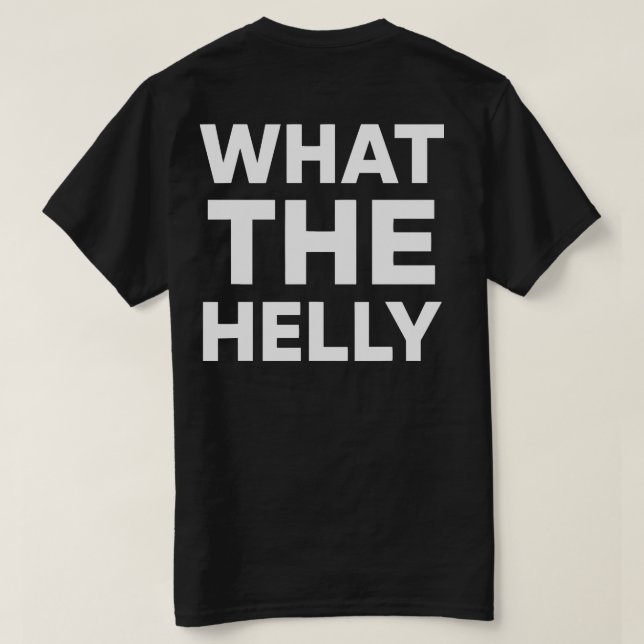 T-shirt ce que la santé - WTHELLY Streetwear Fashion Music (Design dos)
