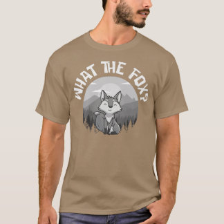 T-shirt Ce Que L'Amant De Fox, Animal Drôle Pour Les Femme