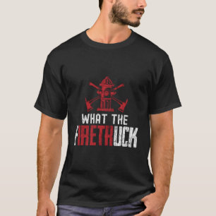 T-shirt Ce Que Le Camion Feu Drôle Pompiers Pompiers Arg