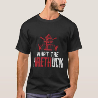 T-shirt Ce Que Le Camion Feu Drôle Pompiers Pompiers Arg
