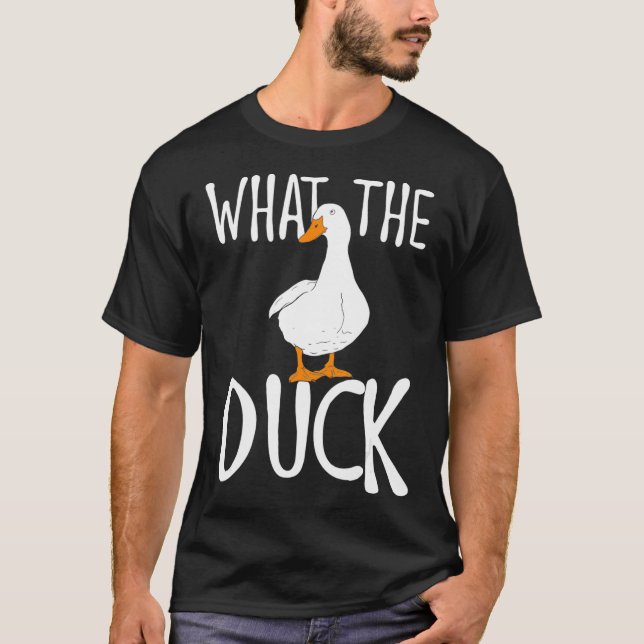 T-shirt Ce que le canard à canard chatouille  (Devant)