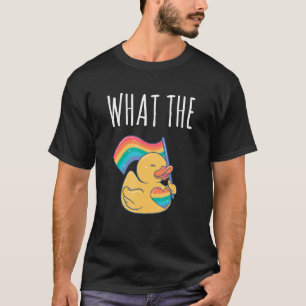 T-shirt Ce que le canard à canard Unicorn LGBTQ Rubber Duc
