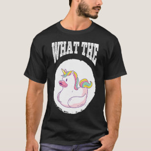 T-shirt Ce que le canard à canard Unicorn LGBTQ Rubber Duc