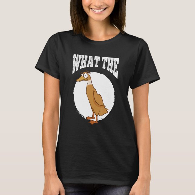 T-shirt Ce Que Le Canard Canard Matin Groupement Café Caou (Devant)