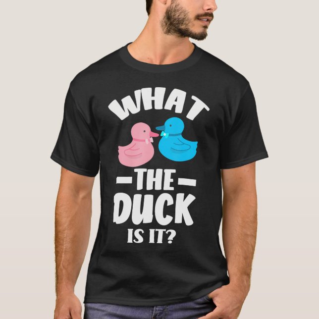T-shirt Ce Que Le Canard Est C'Amusant Baby shower Genre R (Devant)