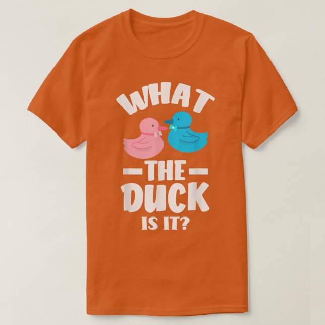 T-shirt Ce Que Le Canard Est C'Amusant Baby shower Genre R (Design devant)