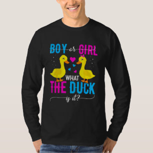 T-shirt Ce que le canard est-il Genre Révéler Chemise Drôl