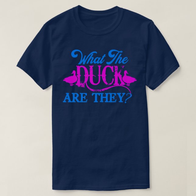 T-shirt Ce Que Le Canard Sont-Ils Des Jumeaux Révélation D (Design devant)