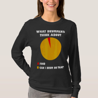 T-shirt Ce Que Les Tampons Pensent De La Nourriture Puis-J