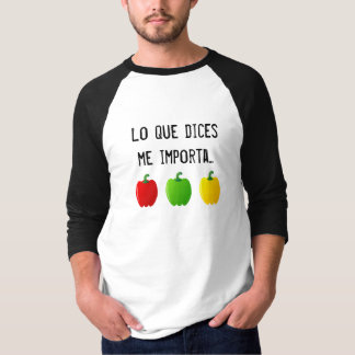 T-shirt Ce que tu Dis M'importe Trois Poivrons - Homme