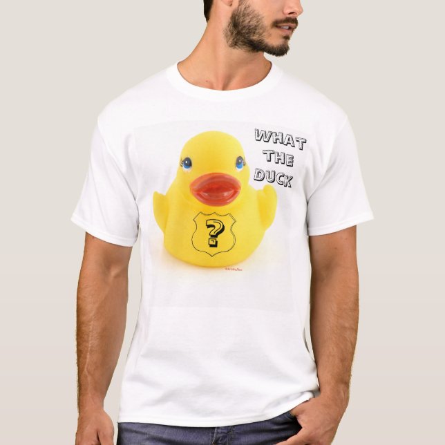T-shirt Ce qui le canard en caoutchouc de jaune de canard (Devant)