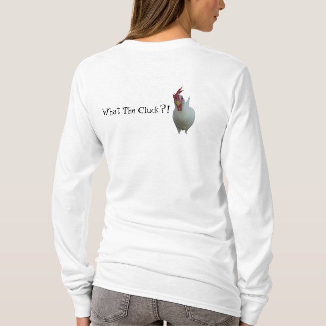 T-shirt Ce qui le gloussement ? ! (Dos)