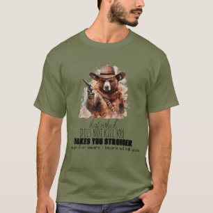 T-shirt "Ce qui ne vous tue pas..." Jeu de mots sur les ou